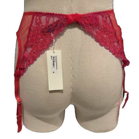 Journelle Chloe Suspender Belt Color: Berry Size XL JOU-2410-01 - Picture 4 of 4